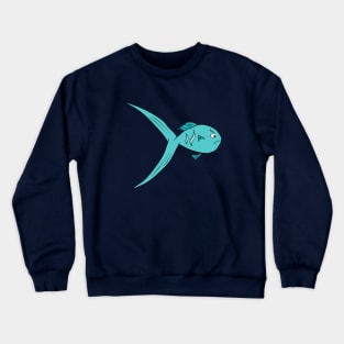 Angry fish Crewneck Sweatshirt